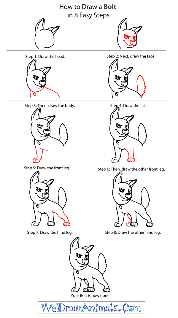 How to Draw Bolt - Step-by-Step Tutorial