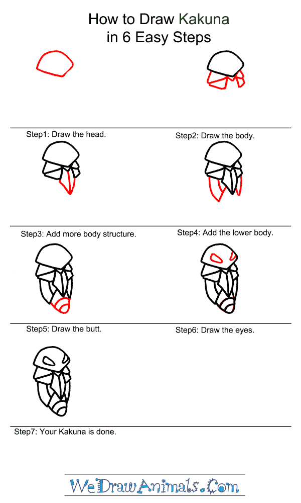 How to Draw Kakuna - Step-by-Step Tutorial