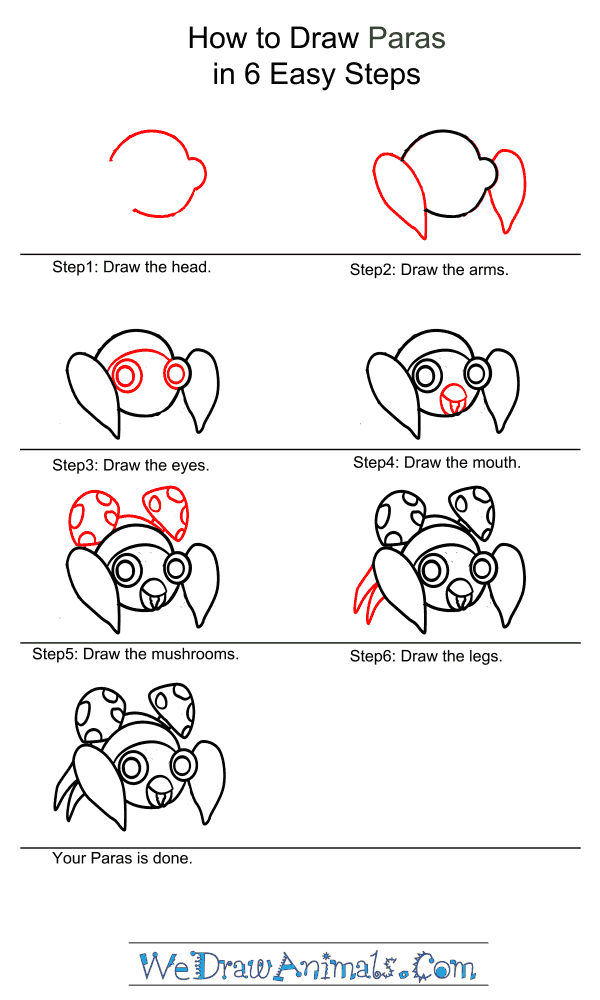 How to Draw Paras - Step-by-Step Tutorial