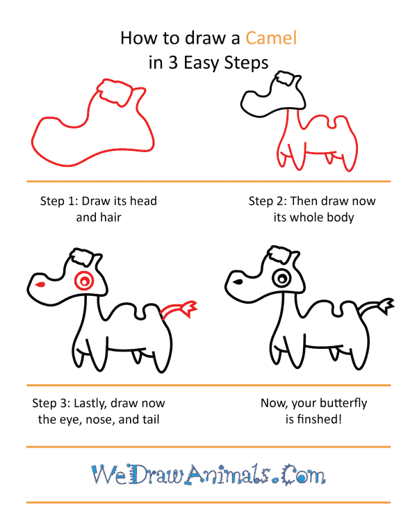 How to Draw a Cute Camel - Step-by-Step Tutorial