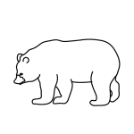 How To Draw A Black Bear Face