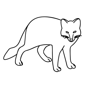 How To Draw An Arctic Fox - Step-by-Step Tutorial