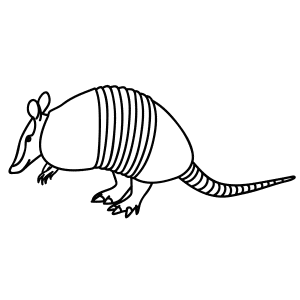 How To Draw An Armadillo - Step-by-Step Tutorial