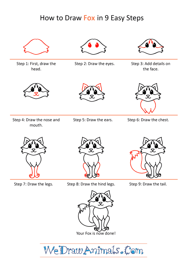 How to Draw a Cartoon Fox