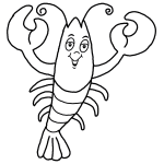How to Draw a Cartoon Lobster