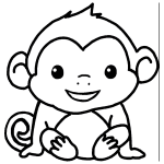 How To Draw A Monkey Face
