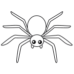 Spider Drawing  How To Draw A Spider Step By Step